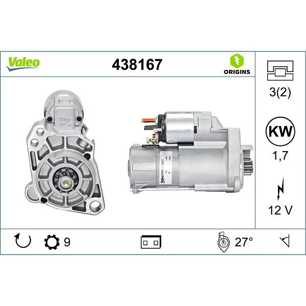 Odeslání Ihned Startér VALEO 438167
