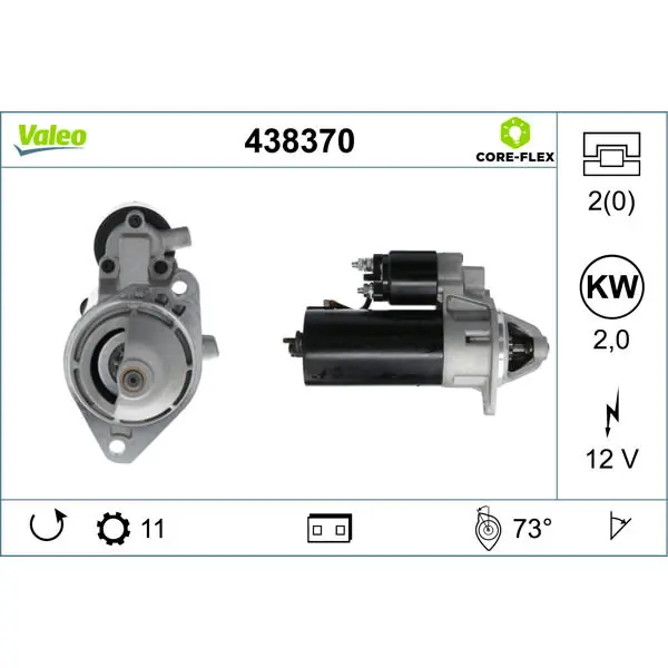 Levný Startér VALEO 438370