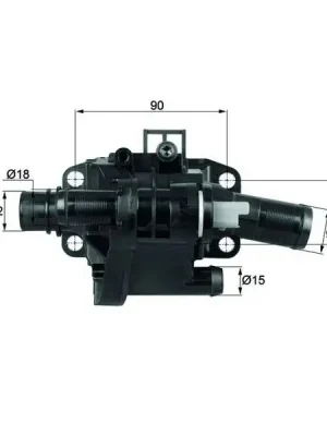 Akční Nabídka Termostat, chladivo MAHLE TH 41 83