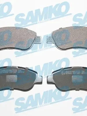 Nejlepší Cena Sada brzdových destiček, kotoučová brzda SAMKO 5SP1491