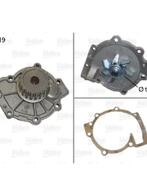 Akční Nabídka Vodní čerpadlo, chlazení motoru VALEO 506854