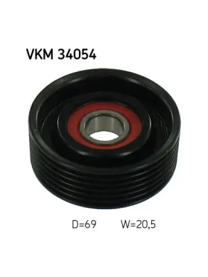 Značkový Vratná/vodicí kladka, klínový žebrový řemen SKF VKM 34054