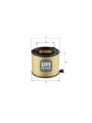 Časově Omezené Vzduchový filtr UFI 27.G11.00