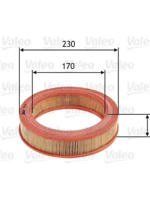 Bezpečná Platba Vzduchový filtr VALEO 585650