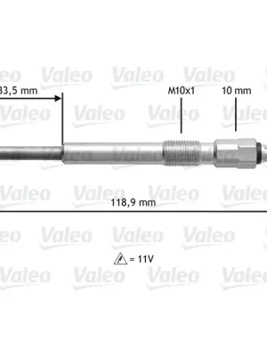 Žhavicí svíčka VALEO 345152 Finální Výprodej